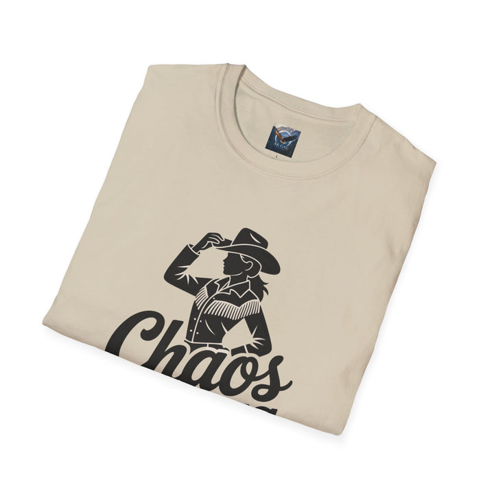 Chaos in Boots Cowgirl Grit T-shirt