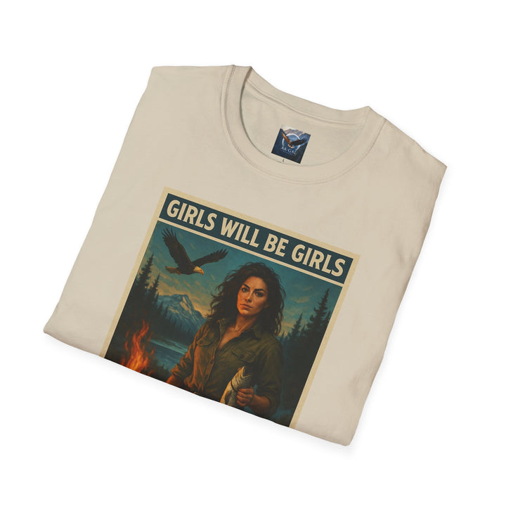 Girls Will Be Girls - Fire & Fishing T-Shirt