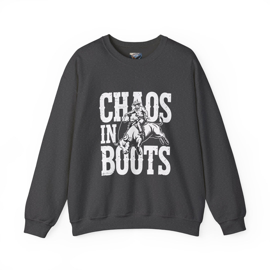 Chaos In Boots Bullrider Crewneck Sweatshirt