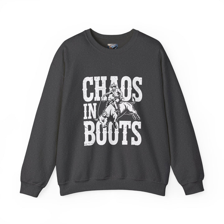 Chaos In Boots Bullrider Crewneck Sweatshirt