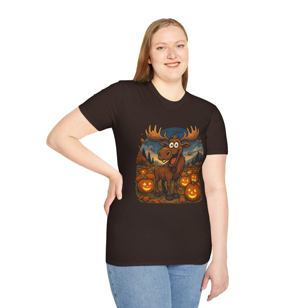 Happy Moose Halloween T-Shirt