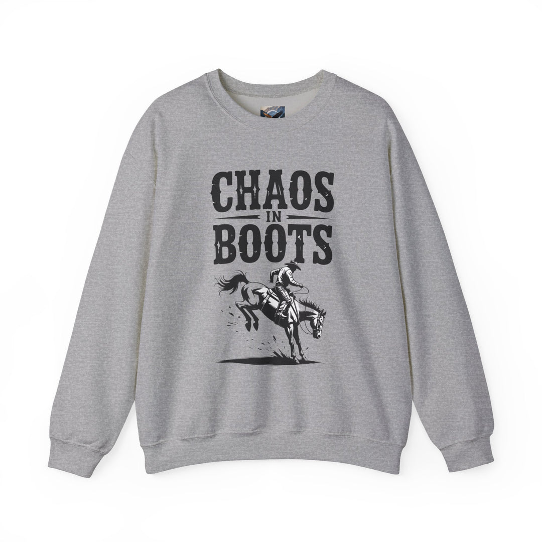 Chaos in Boots Bronc Crewneck Sweatshirt