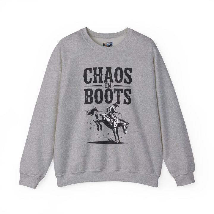 Chaos in Boots Bronc Crewneck Sweatshirt