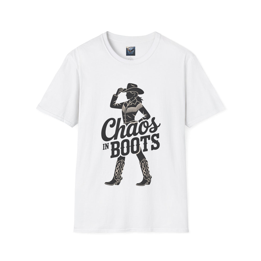 Chaos in Boots Cowgirl Grit T-shirt