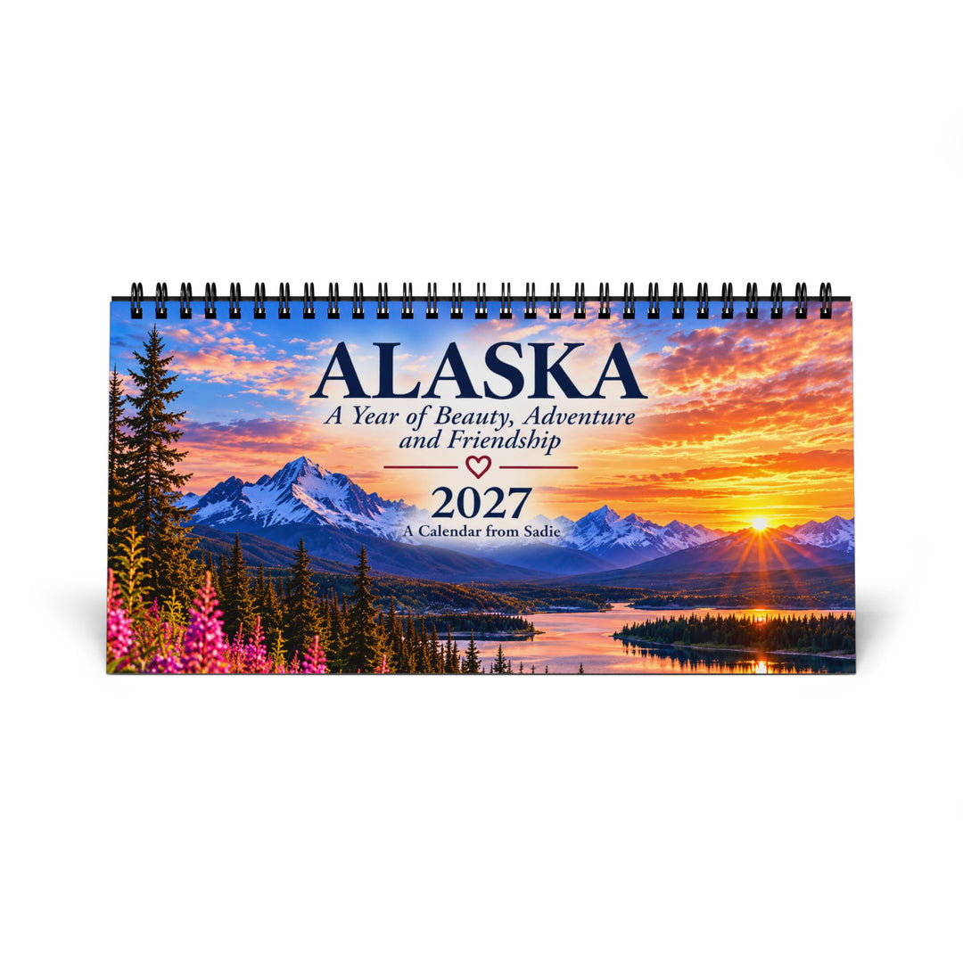 A Letter for You Alaska 2027 Desktop Calendar
