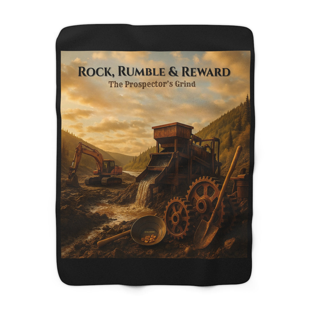 Sherpa Fleece Blanket - Rock, Rumble & Reward Design