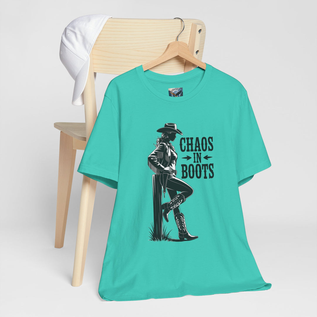 Chaos in Boots T-Cowgirl Rebel (Bella)