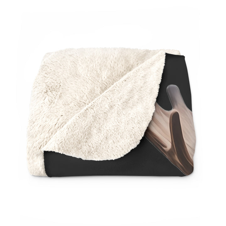 Moose Don’t Care & Neither Do I Sherpa Fleece Blanket