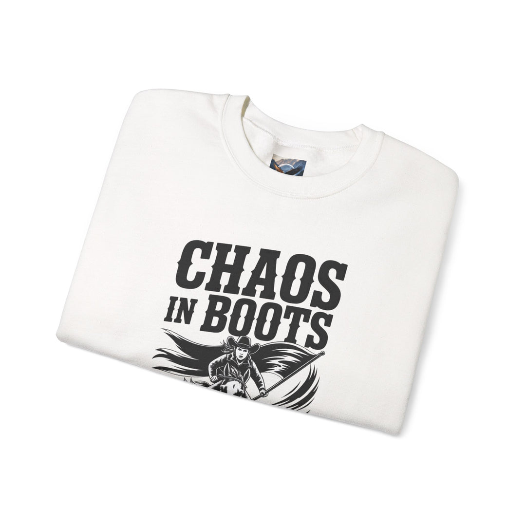 Chaos in Boots Frontier Freedom Rider Sweatshirt