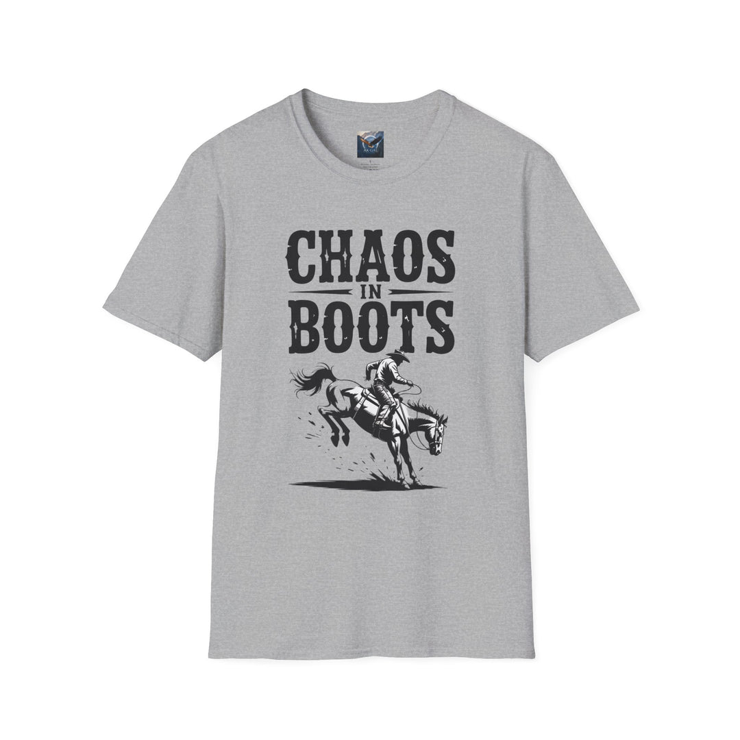 Chaos in Boots - Bronc T-Shirt