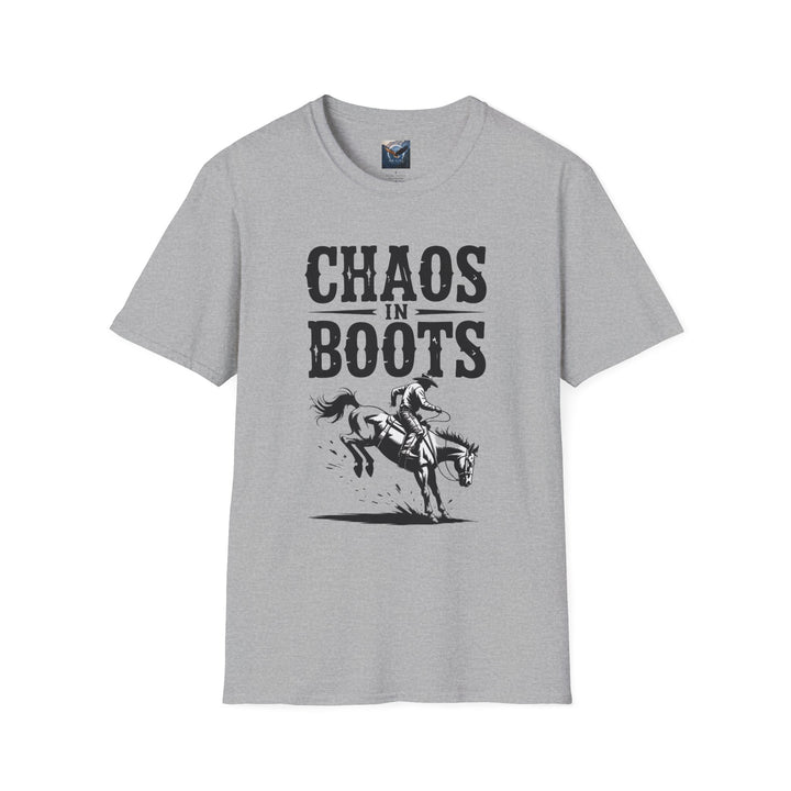 Chaos in Boots - Bronc T-Shirt