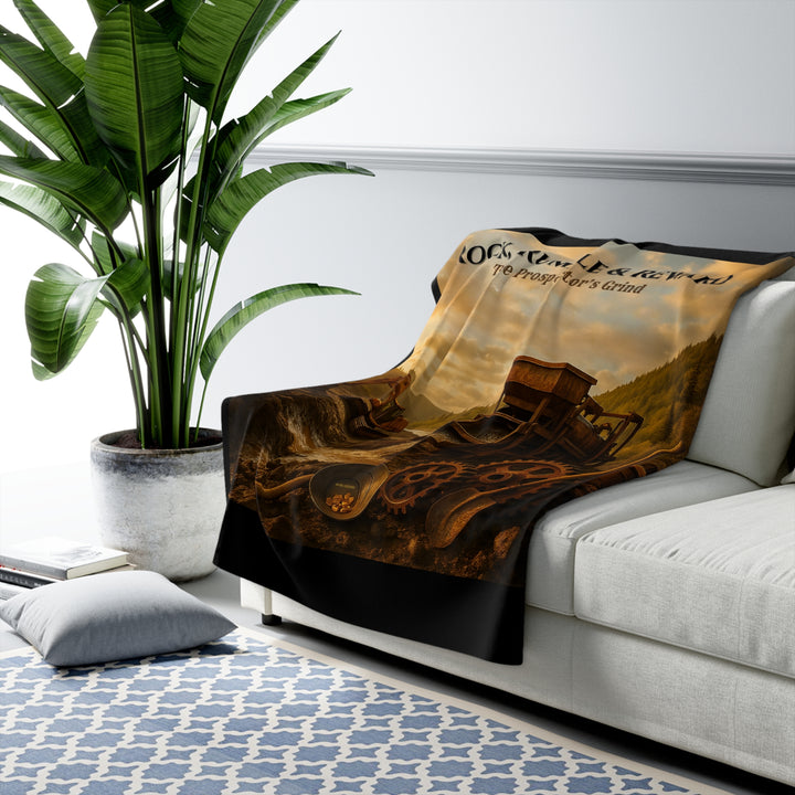 Sherpa Fleece Blanket - Rock, Rumble & Reward Design