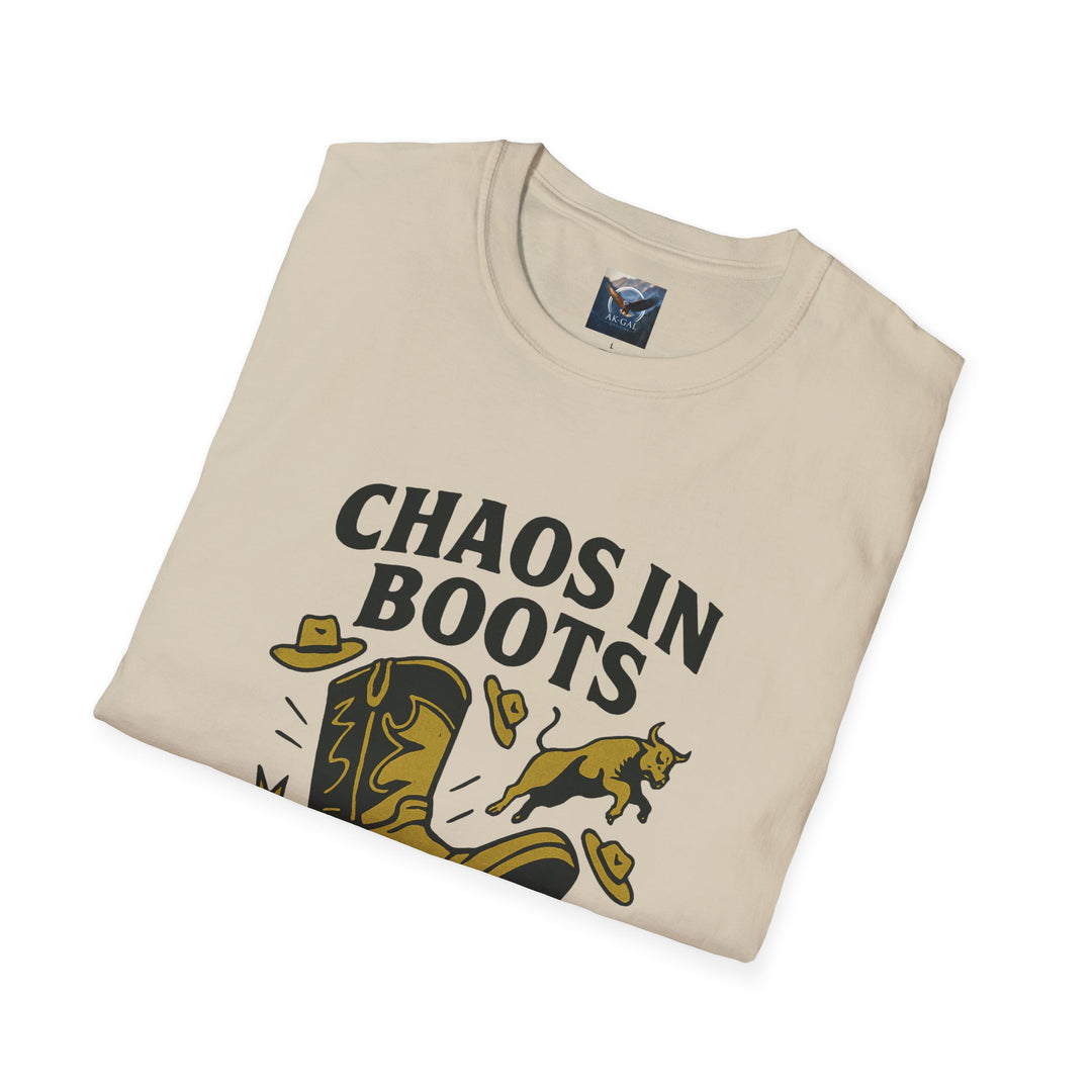 Chaos in Boots - Boot Scootin' Mayhem T-Shirt