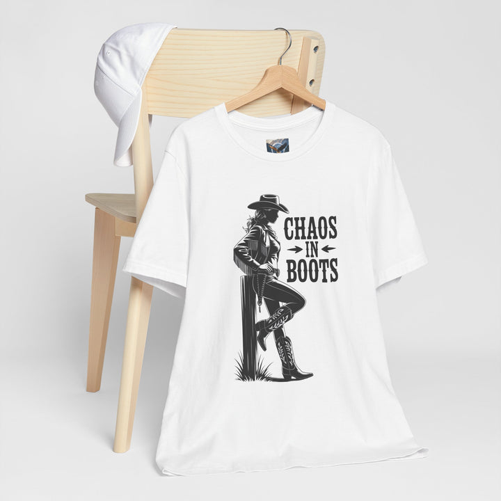 Chaos in Boots T-Cowgirl Rebel (Bella)