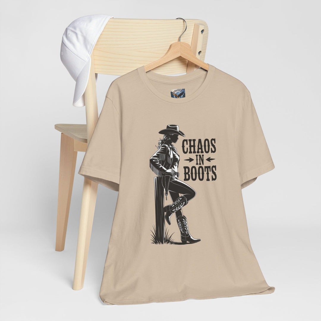 Chaos in Boots T-Cowgirl Rebel (Bella)