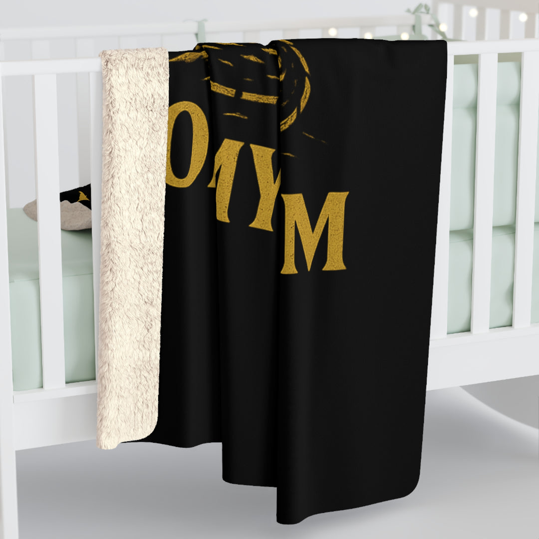 Sherpa Fleece Blanket - Don't Tread on My Claim Design