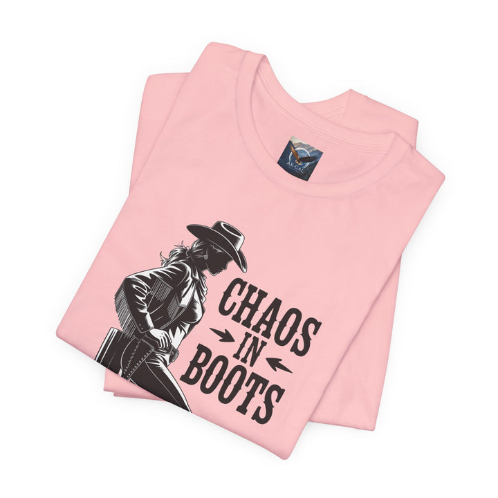 Chaos in Boots T-Cowgirl Rebel (Bella)