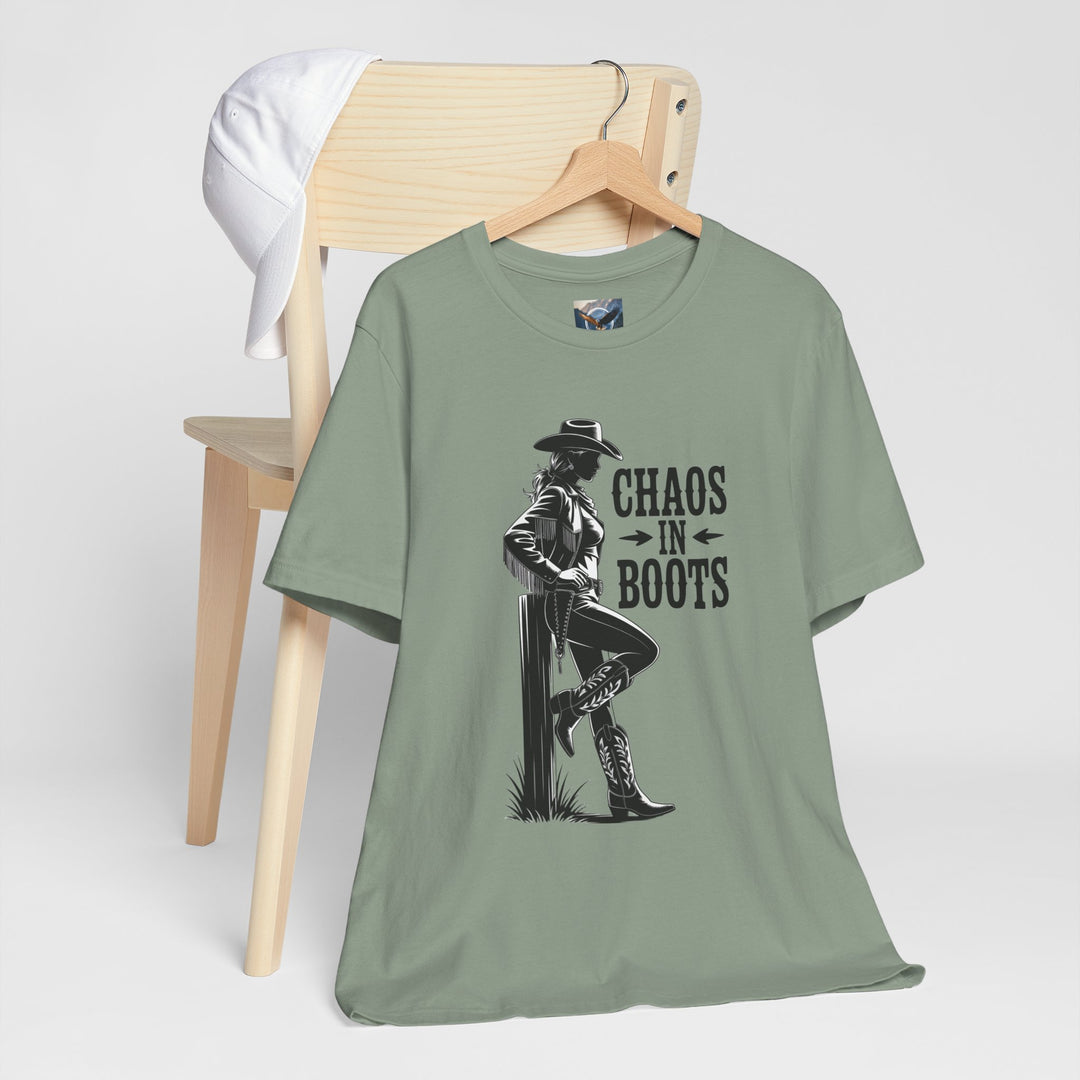 Chaos in Boots T-Cowgirl Rebel (Bella)