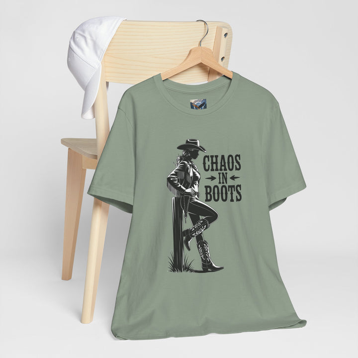 Chaos in Boots T-Cowgirl Rebel (Bella)