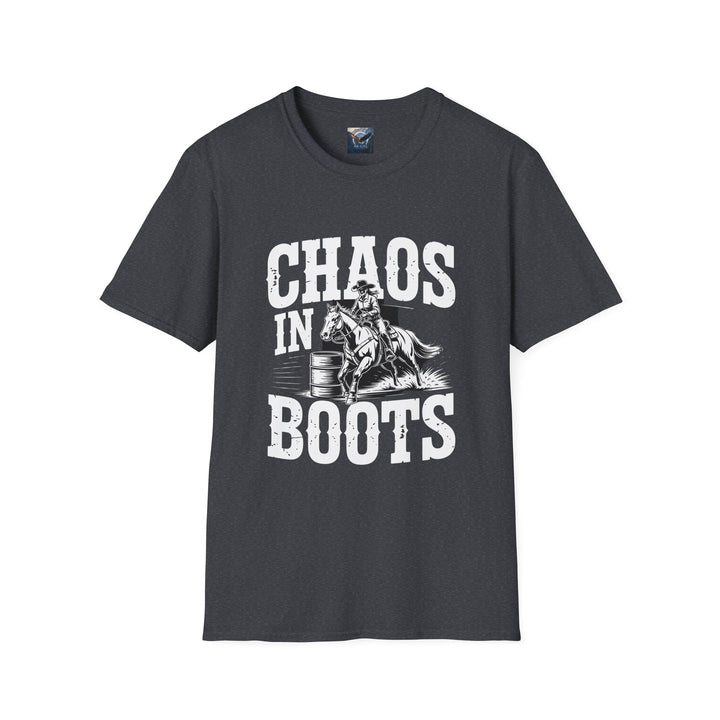 Barrel Racing Chaos in Boots T-Shirt