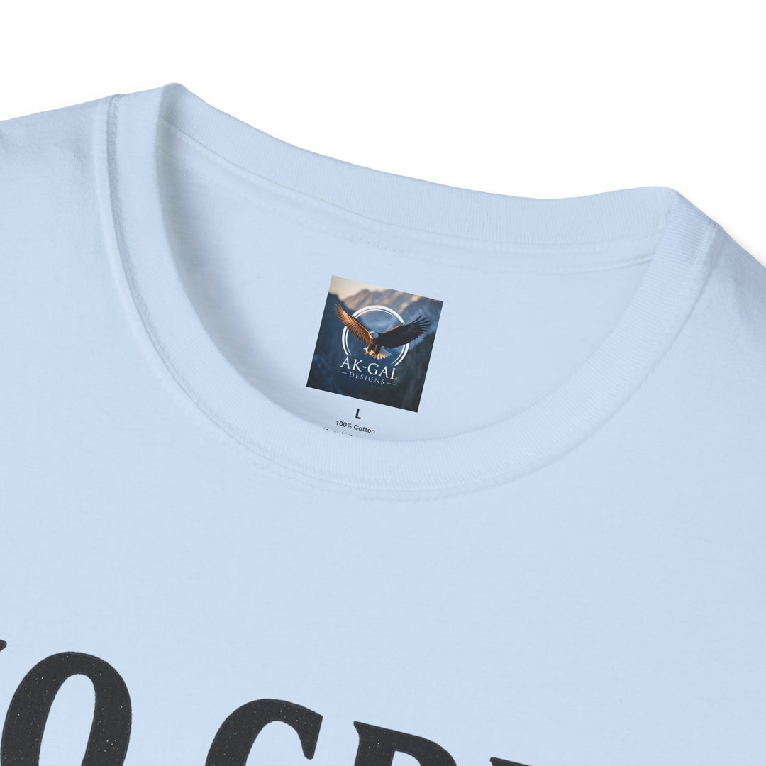 Light blue No Grit, No Glory t-shirt 