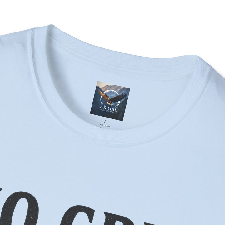 Light blue No Grit, No Glory t-shirt 