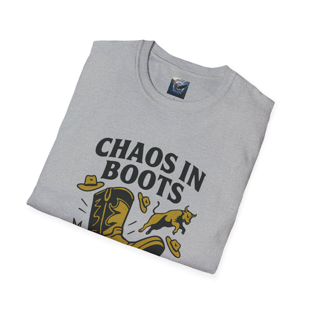 Chaos in Boots - Boot Scootin' Mayhem T-Shirt