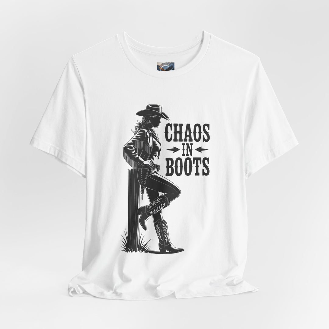 Chaos in Boots T-Cowgirl Rebel (Bella)