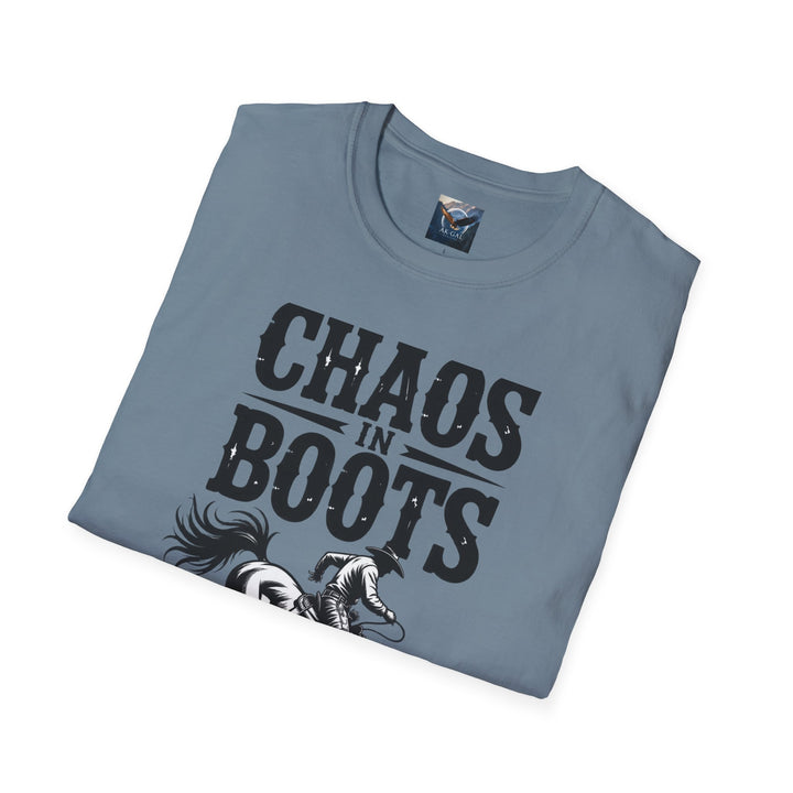 Chaos in Boots - Bronc T-Shirt