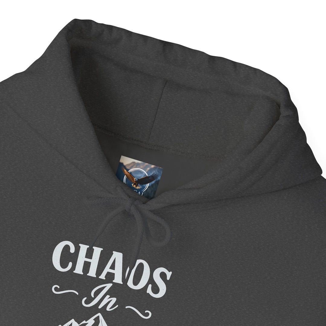 Chaos in Boots Hoodie —Cowgirl Rebel Bold Edition