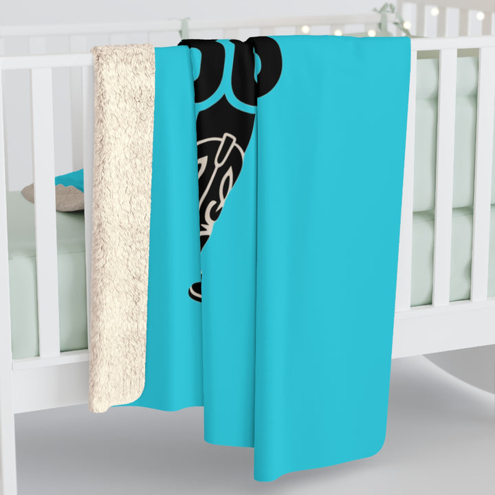 Chaos in Boots Cowgirl Grit Sherpa Fleece Blanket