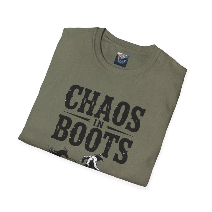 Chaos in Boots - Bronc T-Shirt
