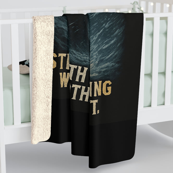 Bear the Burden Bear Sherpa Fleece Blanket