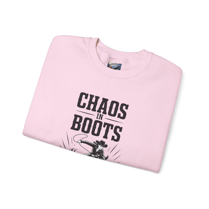 Chaos in Boots Barrel Queen #2 Crewneck Sweatshirt