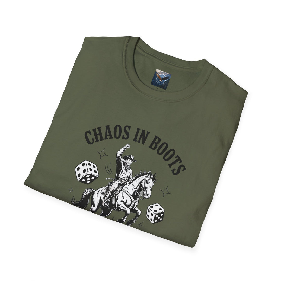 Chaos in Boots - Bucking the Odds T-Shirt