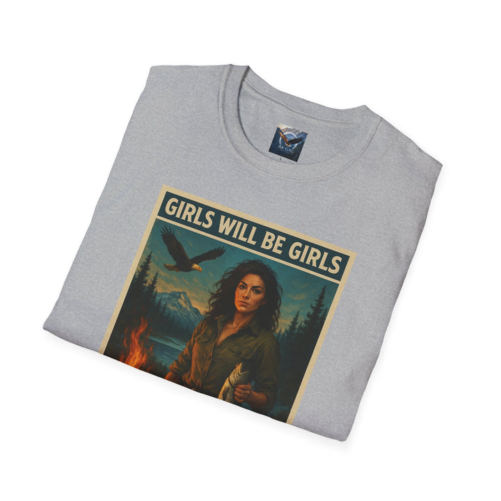 Girls Will Be Girls - Fire & Fishing T-Shirt