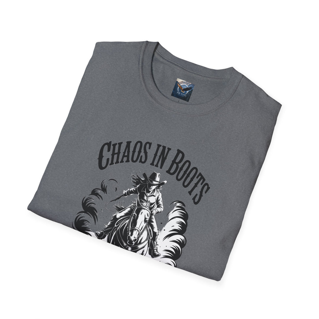 Chaos in Boots Hot Mess, High Horse T-Shirt