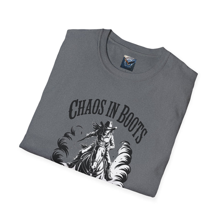 Chaos in Boots Hot Mess, High Horse T-Shirt