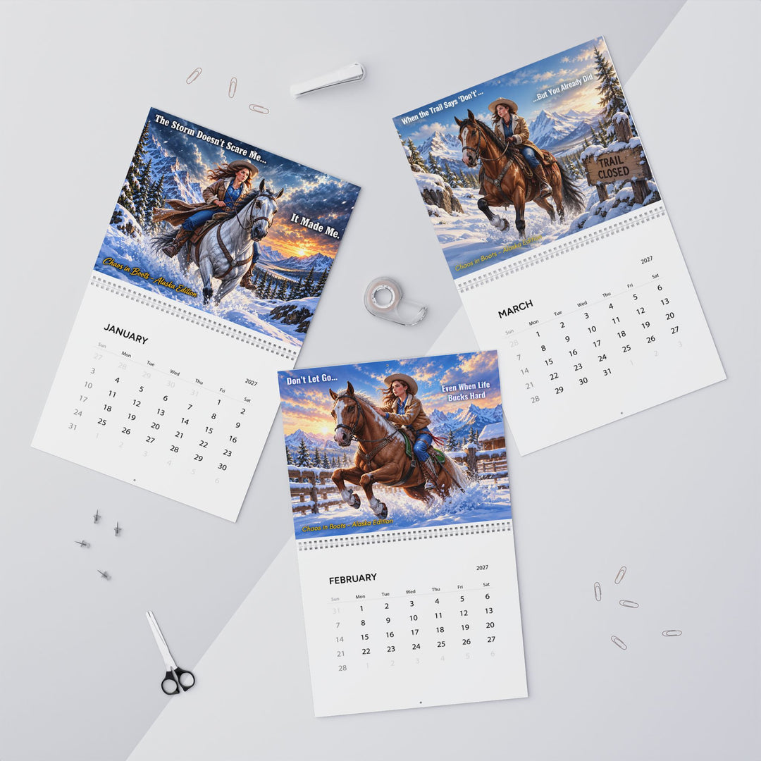 Chaos in Boots Wall Calendar 2027