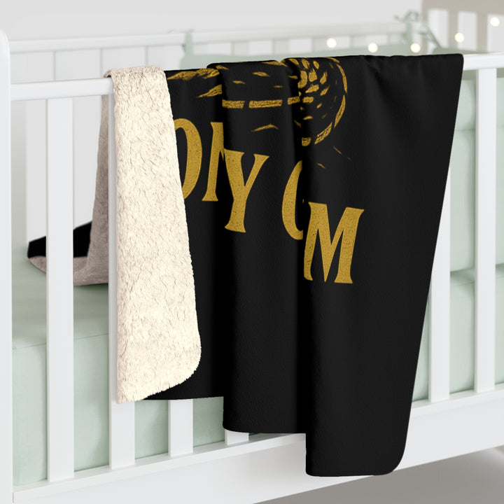 Sherpa Fleece Blanket - Don't Tread on My Claim Design