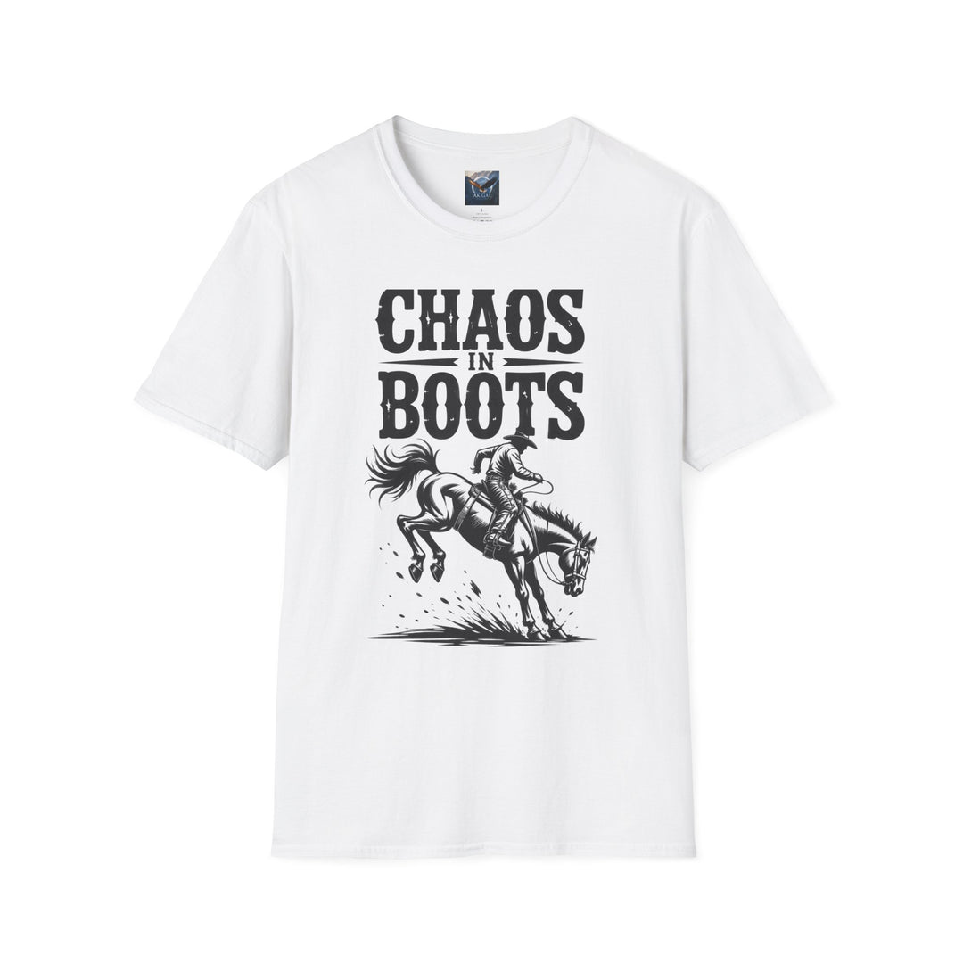Chaos in Boots - Bronc T-Shirt