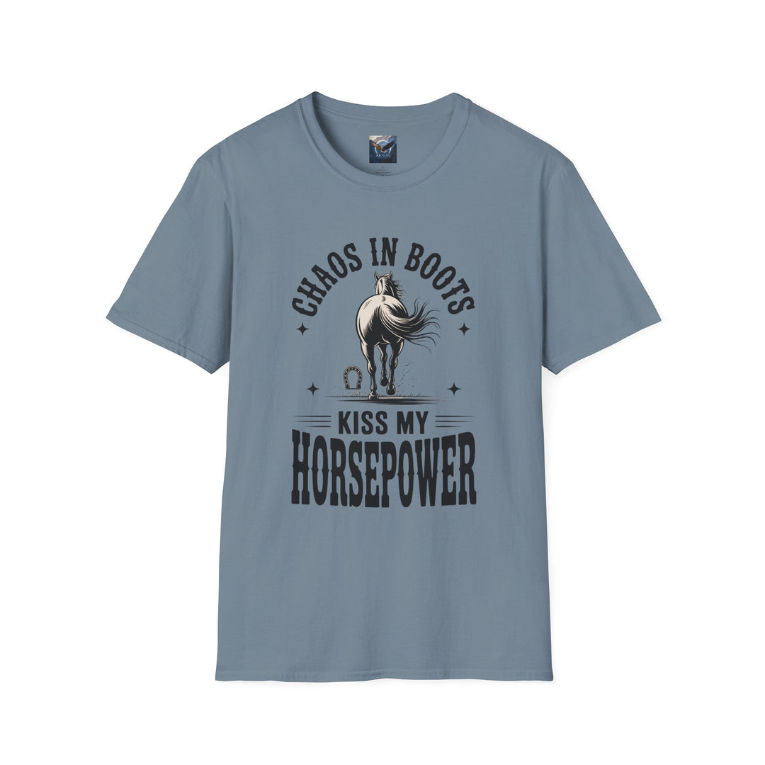 Chaos in Boots - Kiss My Horsepower T-Shirt