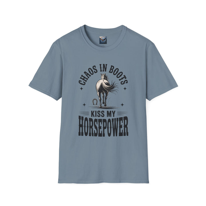 Chaos in Boots - Kiss My Horsepower T-Shirt