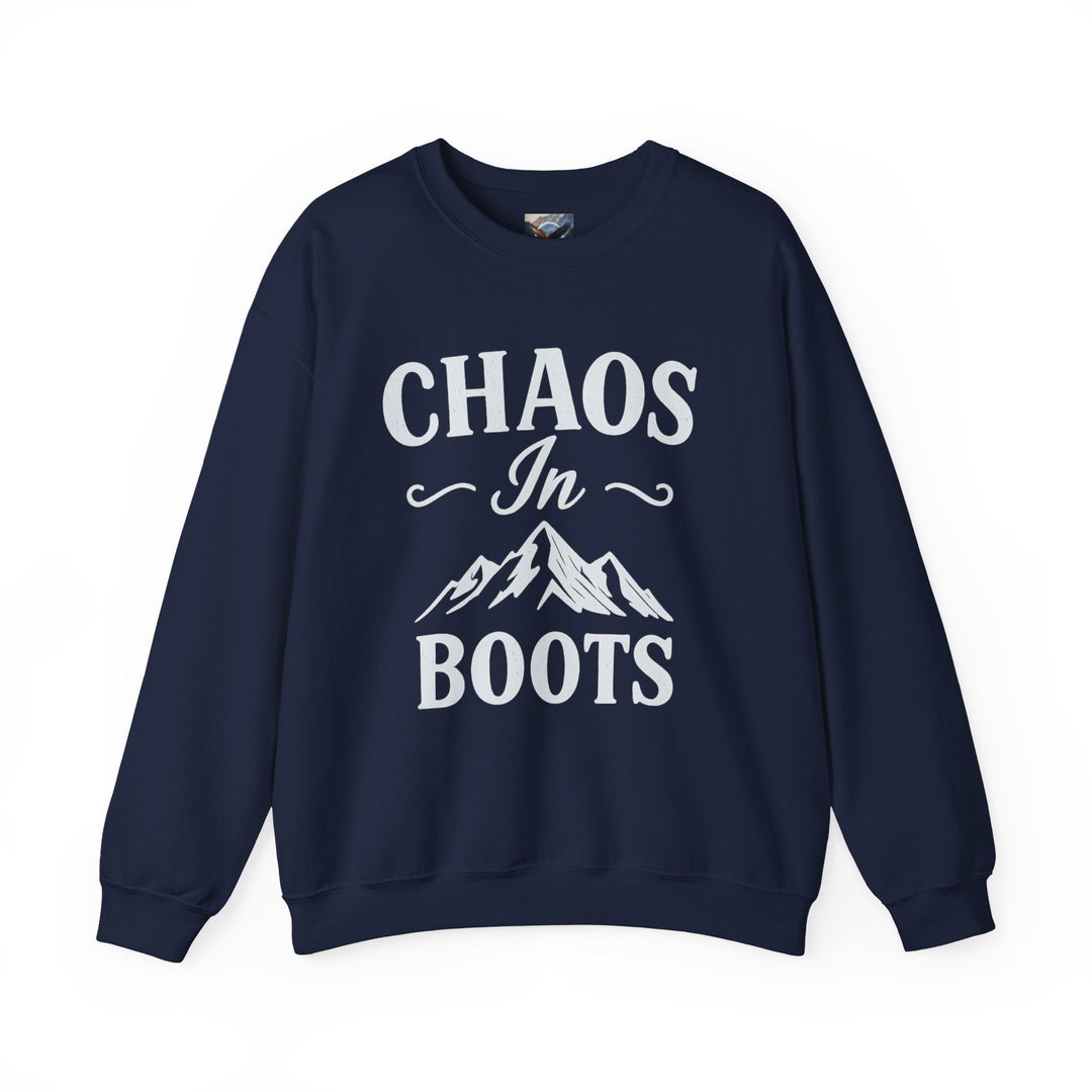 Chaos In Boots Crewneck Sweatshirt