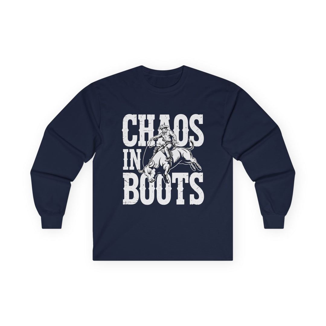 Chaos in Boots Bullrider Long Sleeve Tee