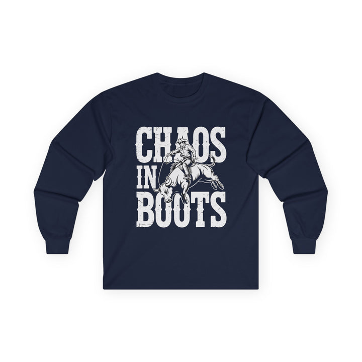 Chaos in Boots Bullrider Long Sleeve Tee