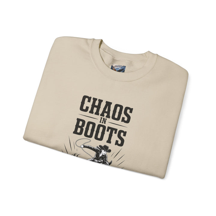 Chaos in Boots Barrel Queen #2 Crewneck Sweatshirt