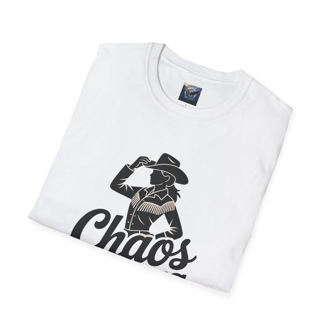 Chaos in Boots Cowgirl Grit T-shirt
