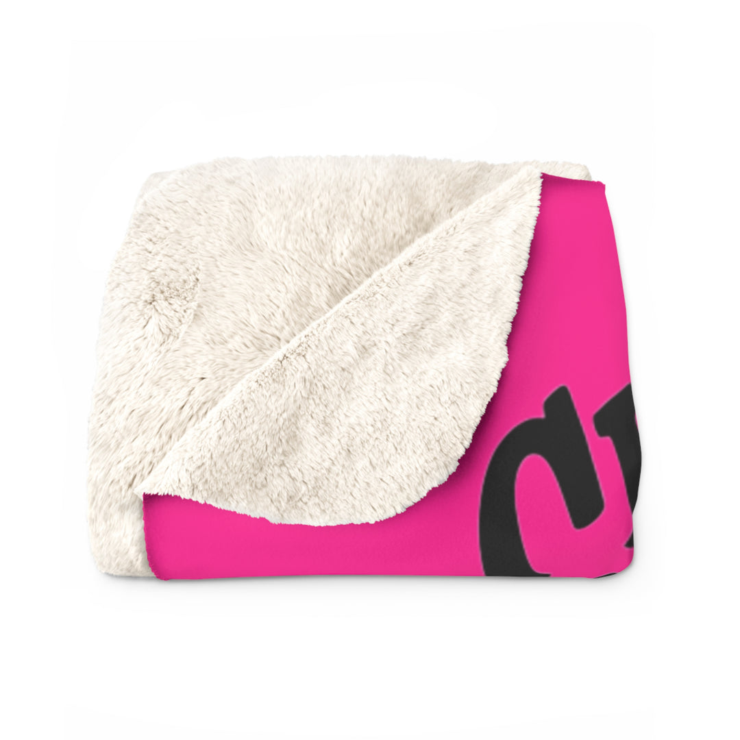 Chaos in Boots Alaska Hot Mess & High Horse Sherpa Fleece Blanket