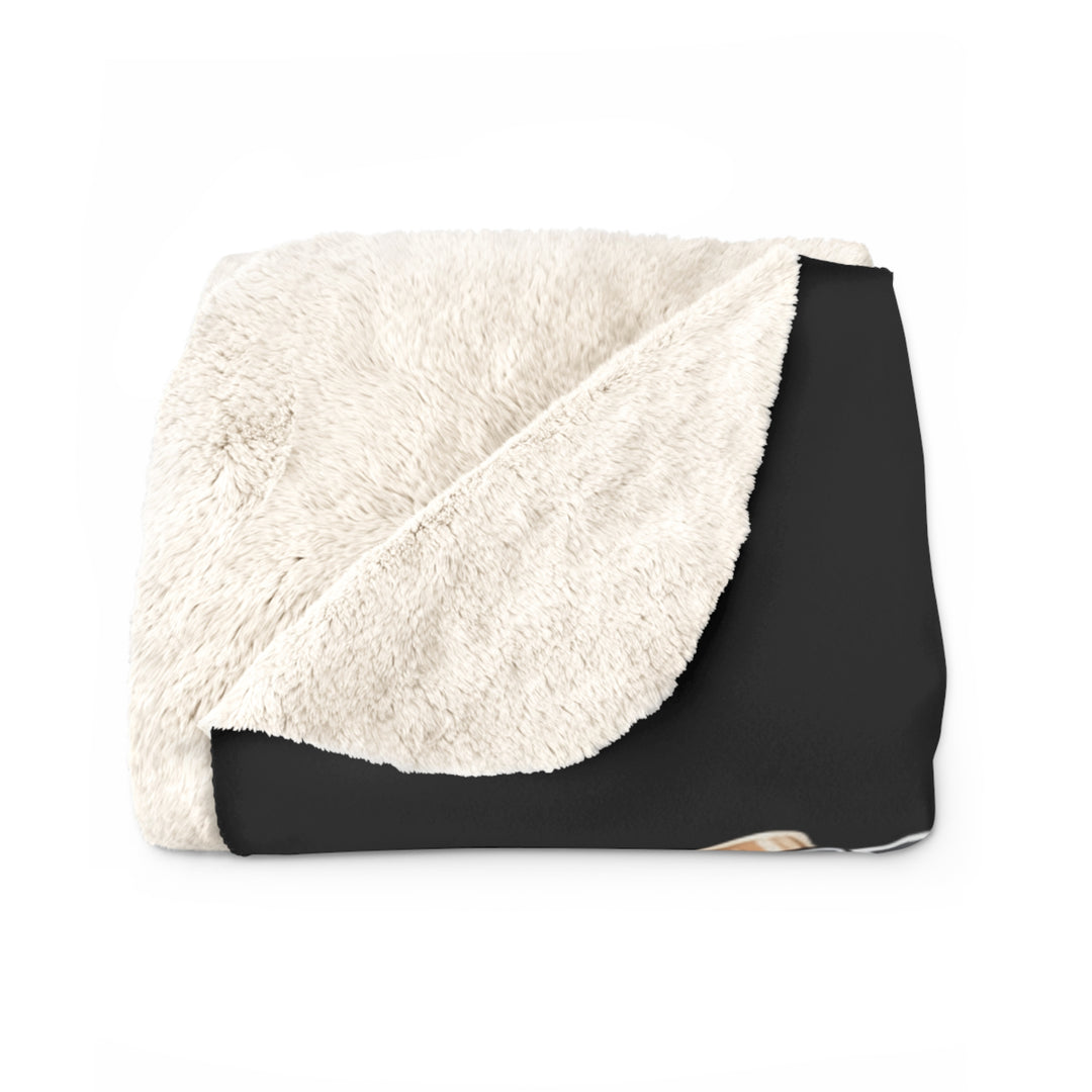 Fierce Wolf Mining Sherpa Fleece Blanket